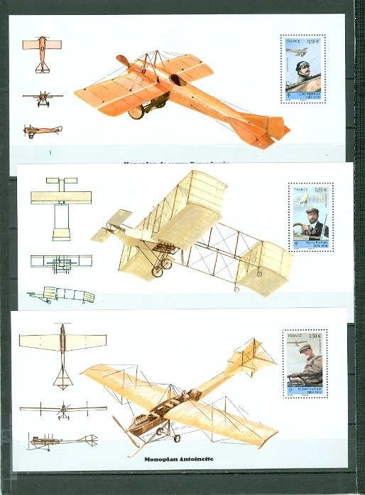 FRANCE 2010  AIR PIONEERS COLLECTION. #3900-02..VERY NICE CAT VAL. $100.++