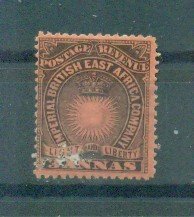 British East Africa sc# 18 used cat value $12.00