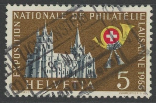 Switzerland 351 used railroad station cancel (2206 434)