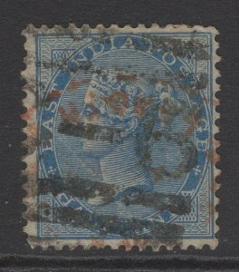 INDIA SG54 1865 ½a BLUE USED