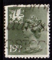 Wales - #WMMH37 Machin Queen Elizabeth II - Used