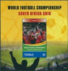 Tuvalu 2010 SG1406 Football World Cup MS MNH