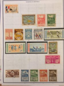 Collection of Dominican Republic stamps