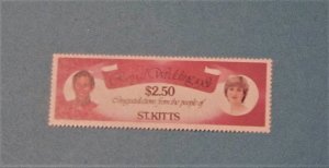 St. Kitts - 78, MNH. Royal Wedding. SCV - $0.75