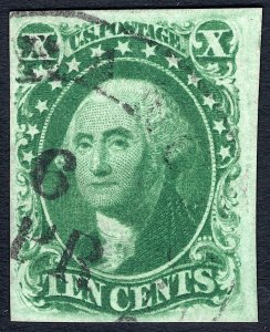 Scott 15, Fresh Color & Paper, 4 Clear/Wide Margins, BEAUTIFUL STAMP!