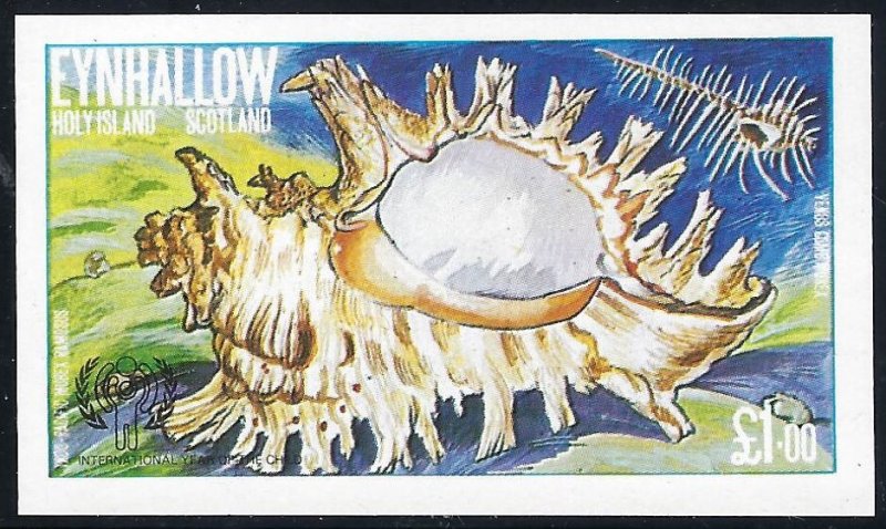 GREAT BRITAIN LOCALS EYNHALLOW EYN 214MS MNH BIN $2.00 MARINE LIFE