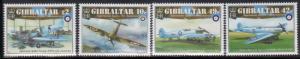 Gibraltar 1296-99 Spitfire Aircraft Mint NH