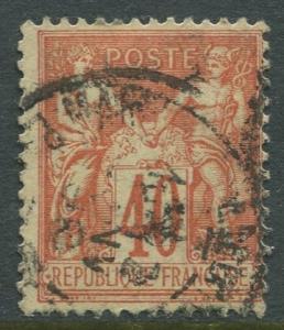 STAMP STATION PERTH France #95 Definitive Issue  Used  CV$0.40