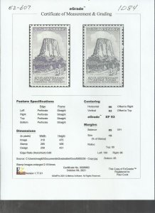 # 1084 MINT NEVER HINGED ( MNH ) DEVIL'S TOWER     XF+