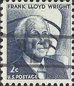 # 1280b USED PRE-CANSELED FRANK LLOYD WRIGHT