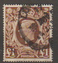 GB George VI  SG 478c Used very heavy cancel