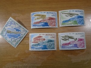 Monaco  #  565-69   MH