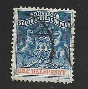 British Africa Company 1891 - U - Scott #1