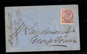 Prince Edward Island #1 Used Fine On Xmas Day Cover Mailed On Dec 25 1863