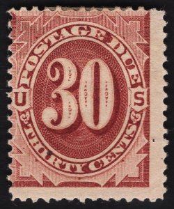 US# J20 30c Red Brown Postage Due MINT Hinged SCV $225.00