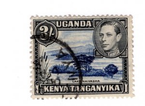 Uganda Kenya Tanganyika #82 Used Stamp - CAT VALUE $6.50