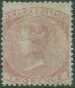 Jamaica 1860 SG9 2d red QV MNG