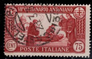 ITALY Scott 263 Used 1931 Saint Anthony of Padua stamp
