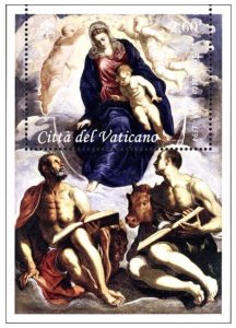 2018 - VATICAN - Venetian painting: Tintoretto, sheet - MNH**