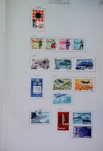 1966-1967 Israel Stamps Used Stamp Day Military Aircraft Israeli Forces LR106P24-