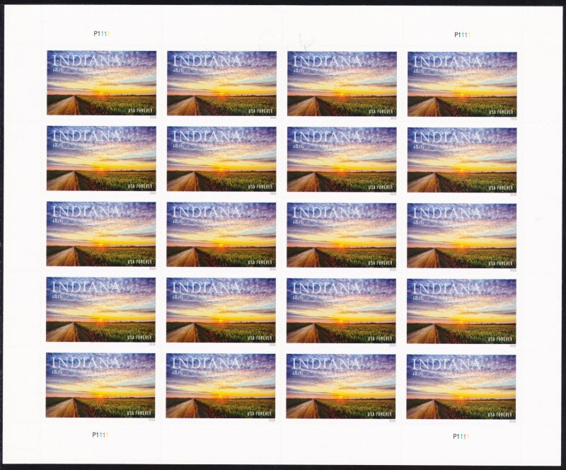 5091 Sheet of 20, MNH, XF