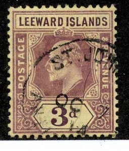 Leeward Islands, Scott #34, Used