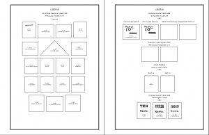 LIBERIA STAMP ALBUM PAGES 1860-2011 (579 PDF digital pages)