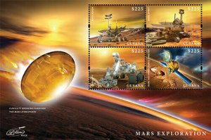 Guyana MNH S/S Mars Exploration 2013
