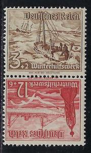 Germany Scott # B107, B112, mint nh, tete beche, SK31