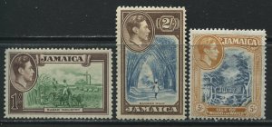 Jamaica KGVI 1938 1/ to 5/ mint o.g.hinged
