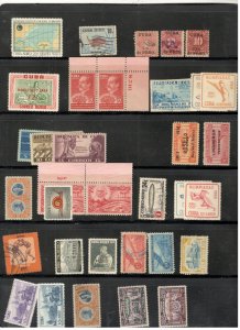 CUBA COLLECTION ON STOCK SHEET, MINT/USED