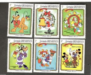 1983 Grenada Grenadines #568-77 JINGLE BELLS Goofy Donald Duck Pluto MNH stamps