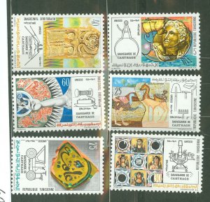 Tunisia #600-605 Mint (NH) Single (Complete Set) (Art)