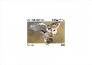 GUINEA BISSAU 2023 - DELUXE PROOF - BIRDS OWL OWLS OWL - MNH-