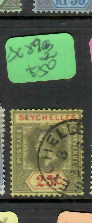 SEYCHELLES  (P2705B)   KGV  25C  SG  89C    VFU