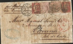 O) 1874 GREAT BRITAIN,  LIVERPOOL,  TRASATLANTIC  MAIL SPECIALIST, QUEEN VICTORI