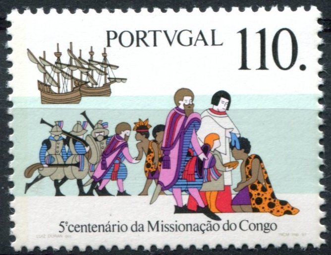 Portugal Sc#1872 MNH, 110e multi, Dates of history (1991)