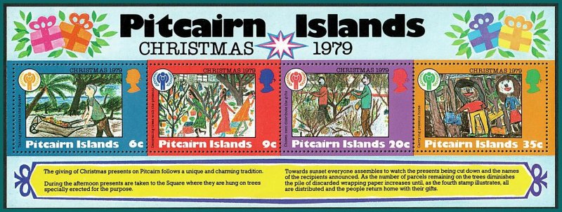 Pitcairn Islands 1979 Christmas, ICY, MS MNH  #191a,SGMS204