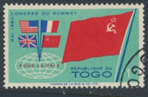 Togo  SC# 383  Used  Paris Summit 1960    see details & scans