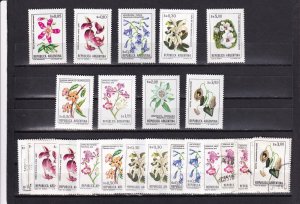 SA04 Argentina 1983 Flowers of Argentina mint and used stamps