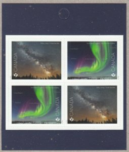 ASTRONOMY, MILKY WAY, NORTHERN LIGHTS = Back BKLT Page of 4 Canada 2018