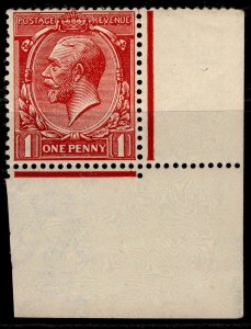 GB GV SG357 SPEC N16(6), 1d deep brick-red, M MINT. Cat £90. CORNER MARGINAL