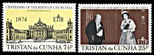 Tristan da Cunha 196-197, MNH, Birth Centennial of Winston Churchill
