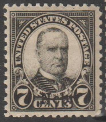 U.S. Scott #676 McKinley - Nebraska Overprint Stamp - Mint Single
