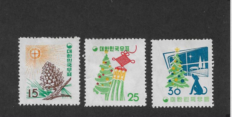 Korea Scott # 265-267 Set F-VF Mint hinged* ! scv $17.50+ see pic !