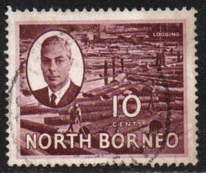 North Borneo Sc #250 Used