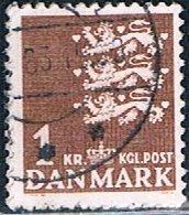 Denmark 297, 1k Small State Seal, used, VF