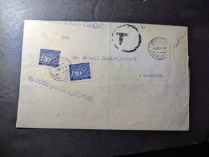 1941 Registered Germany Bohemia Moravia Cover to Kunstate