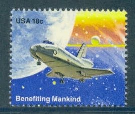 1918 18c Space Fine MNH