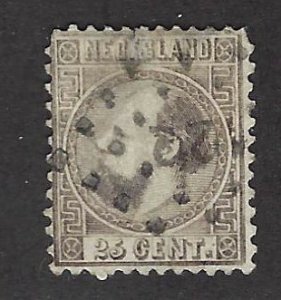 Netherlands SC#11 Used Fine nibbed corner SCV$110.00...Fill a Key spot!